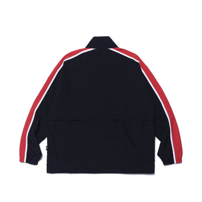 Side Line Windbreaker Jacket (Black/Red)