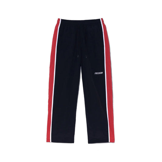 Side Line Windbreaker Pants (Black/Red)
