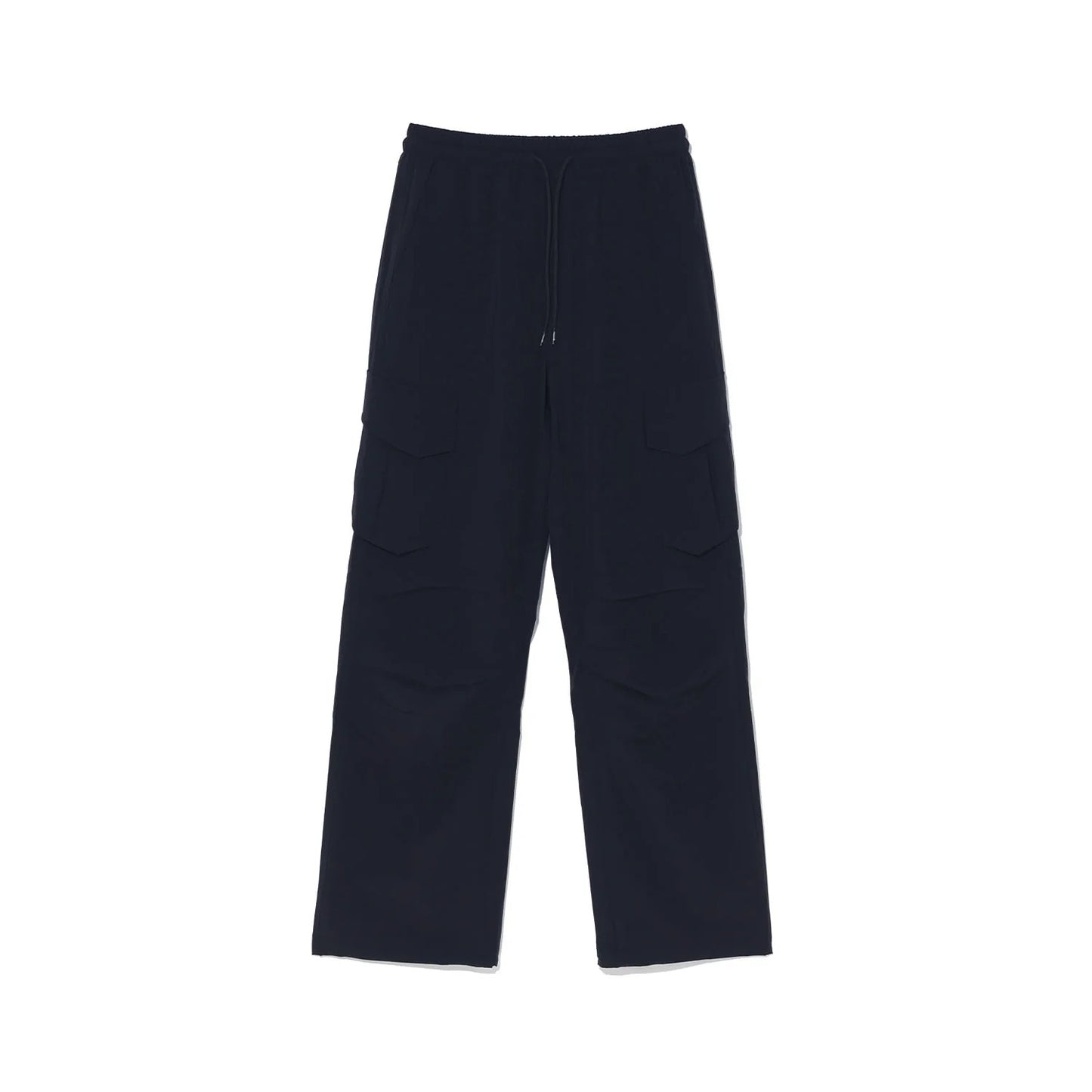 Stretch Parachute Cargo Pants (Black)
