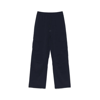 Stretch Parachute Cargo Pants (Black)