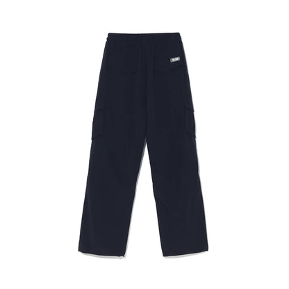 Stretch Parachute Cargo Pants (Black)