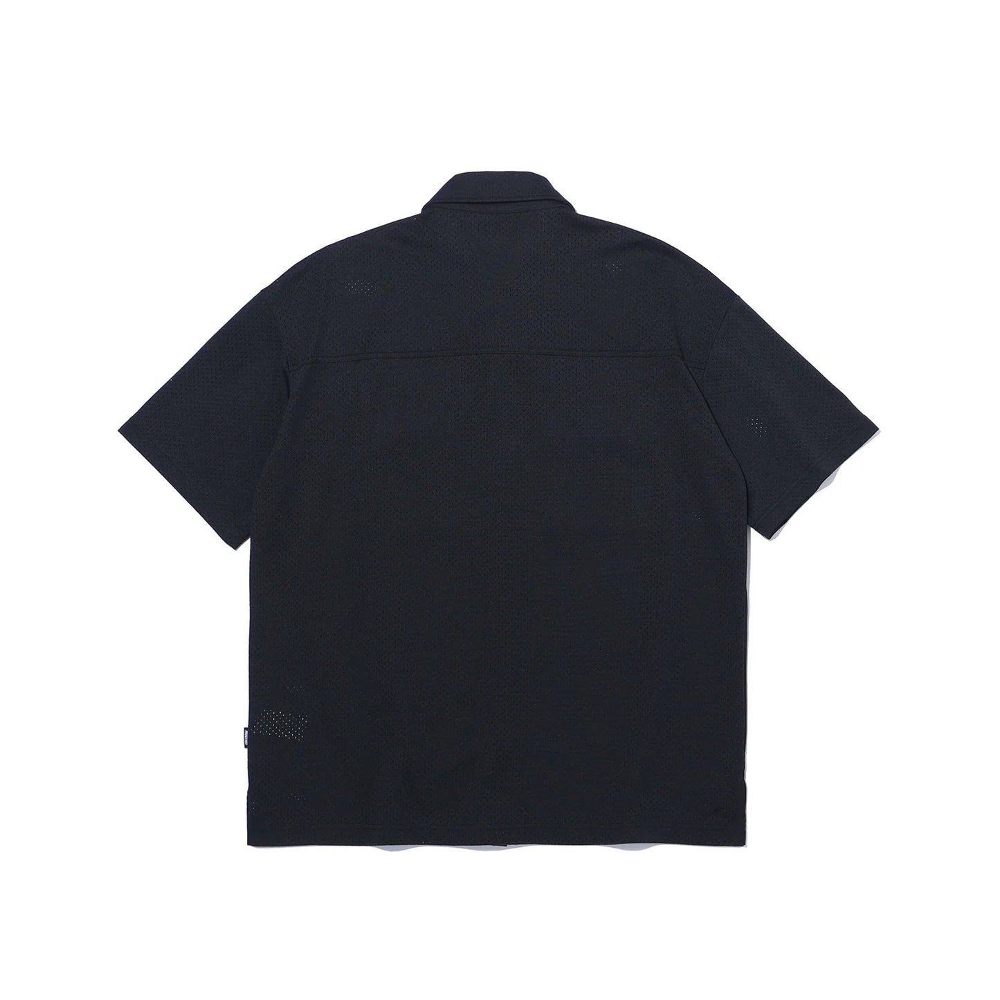 Wappen Mesh Short Sleeve Shirt (Black)