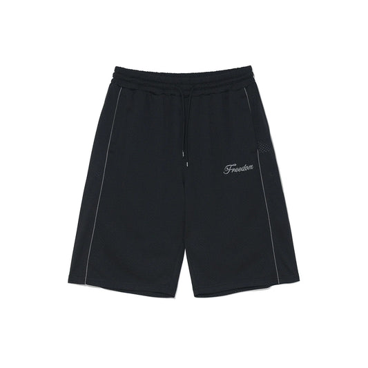 Sideline Mesh Bermuda Shorts (Black)