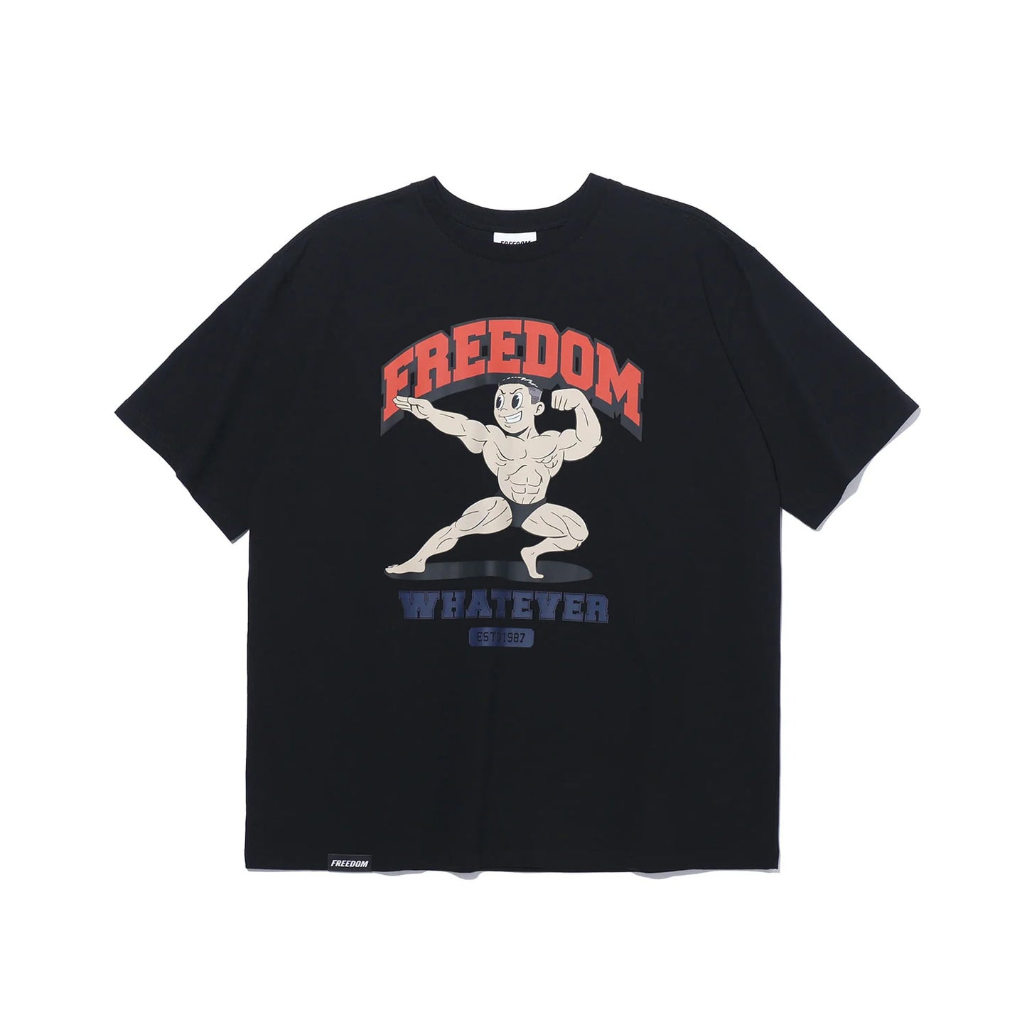 Signature Biceps Men Print T-shirt (Black)