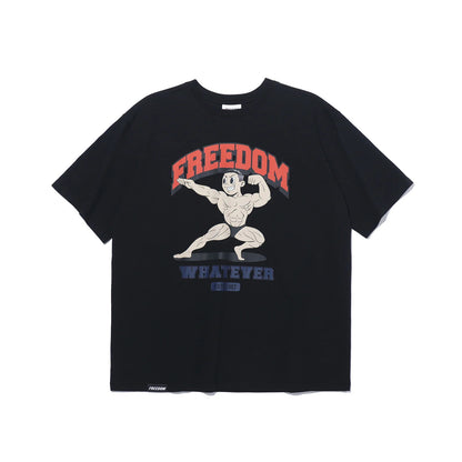 Signature Biceps Men Print T-shirt (Black)