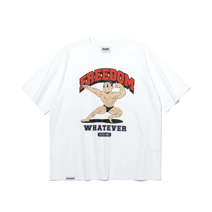 Signature Biceps Men Print T-shirt (White)