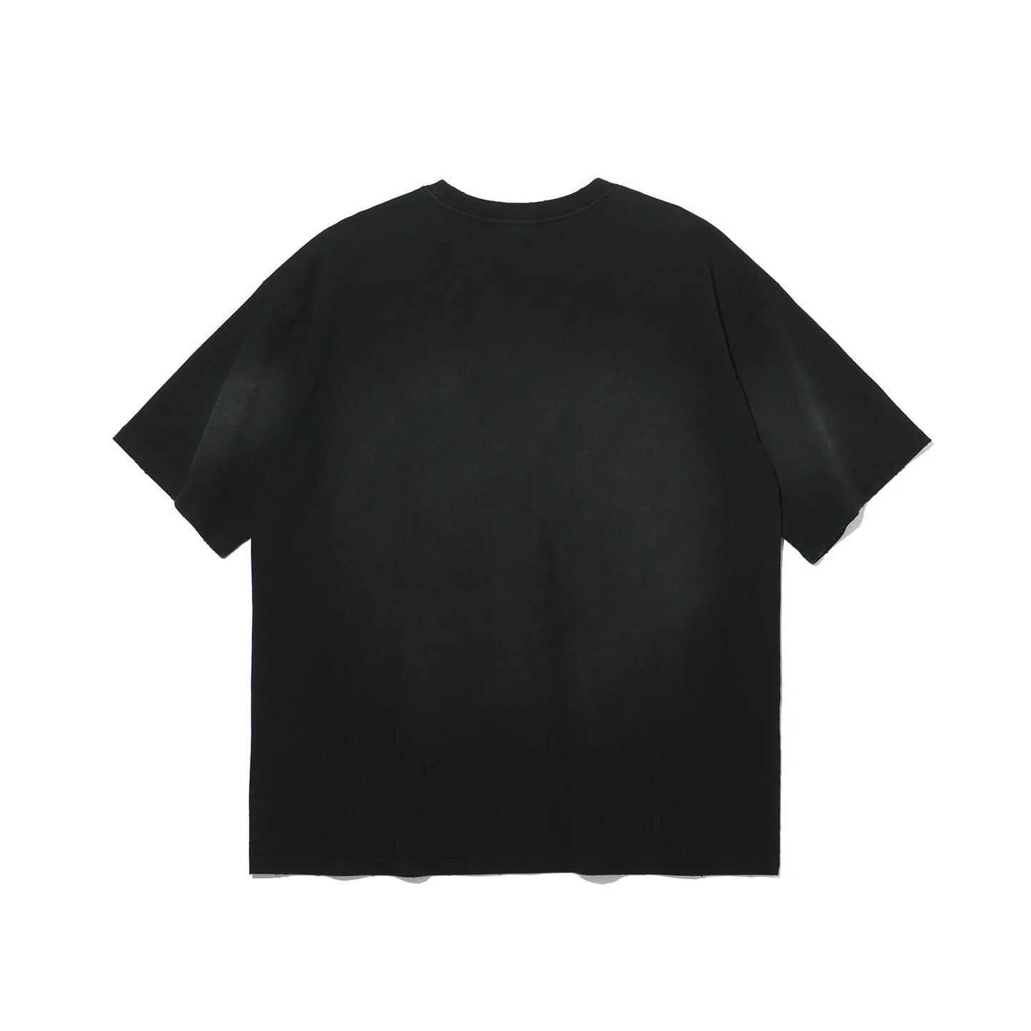 Small Logo Pigment Washed T-Shirt (Black)