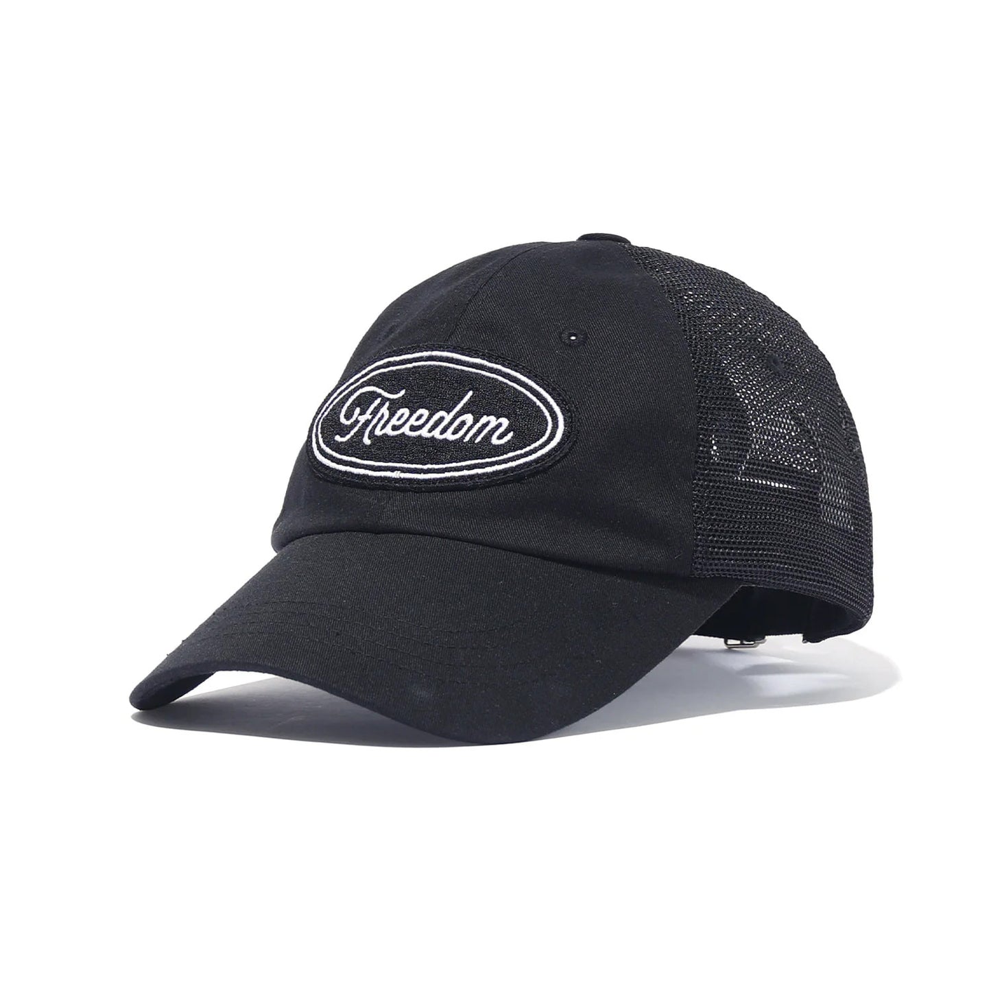 Oval Wappen Mesh Ball Cap (Black)