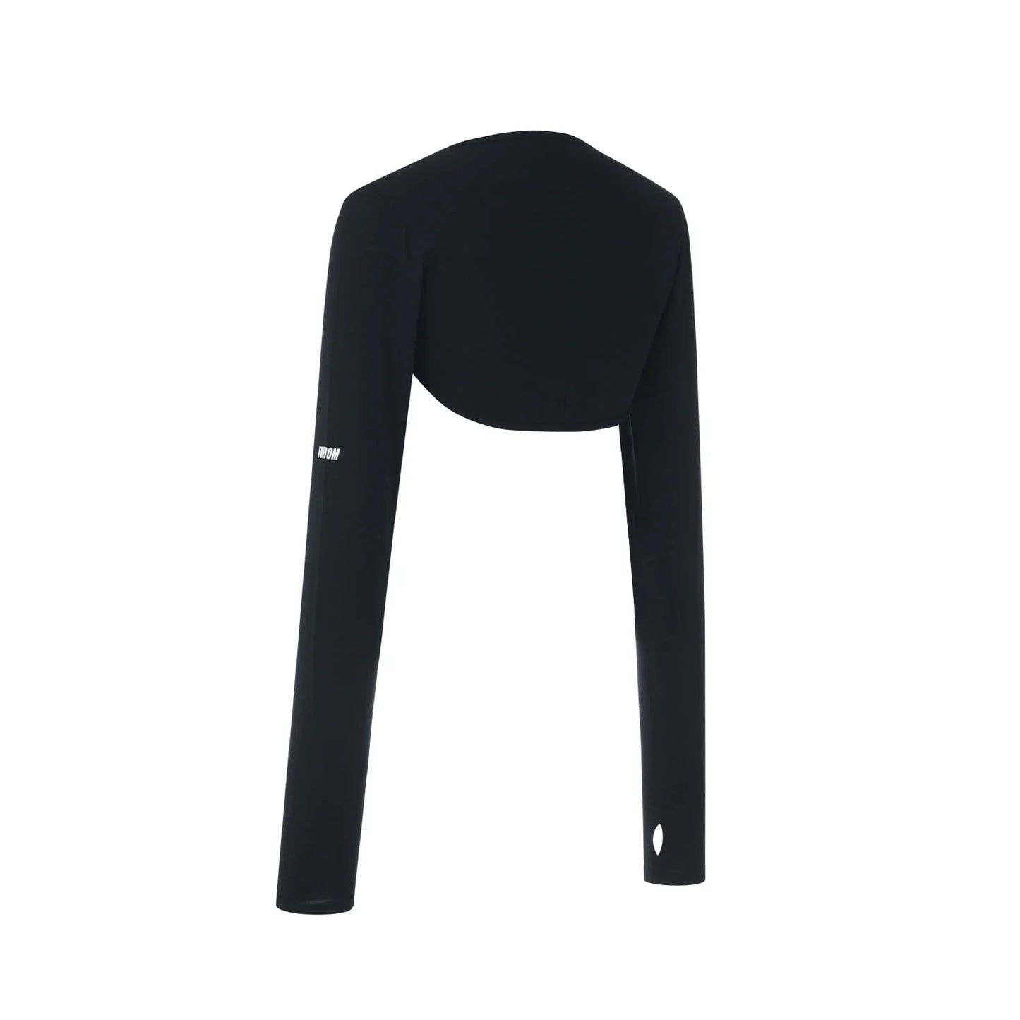 Modal Slim Long Sleeve Bolero (Black)