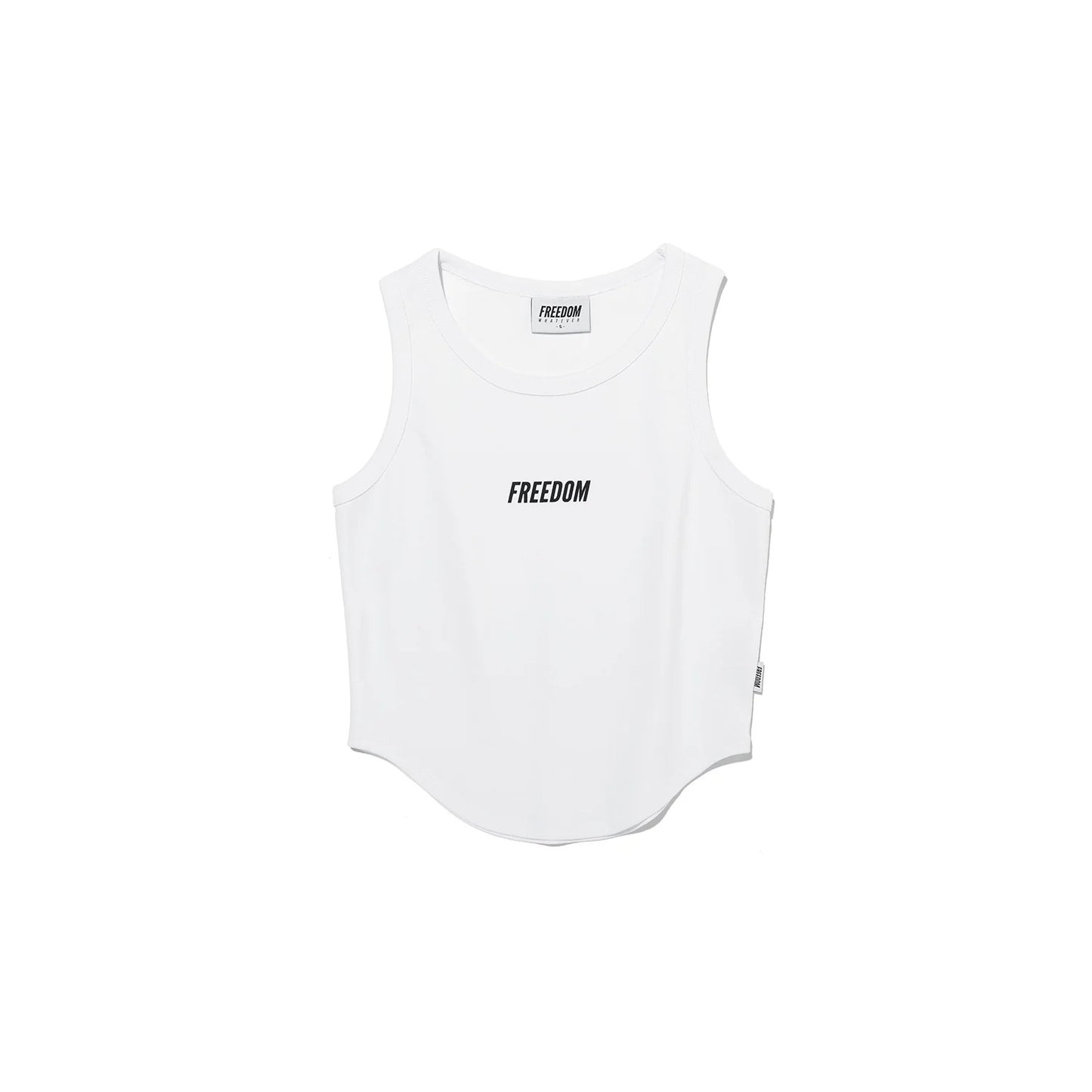 Women's Small Logo Sleeveless (White)