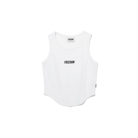 Women's Small Logo Sleeveless (White)