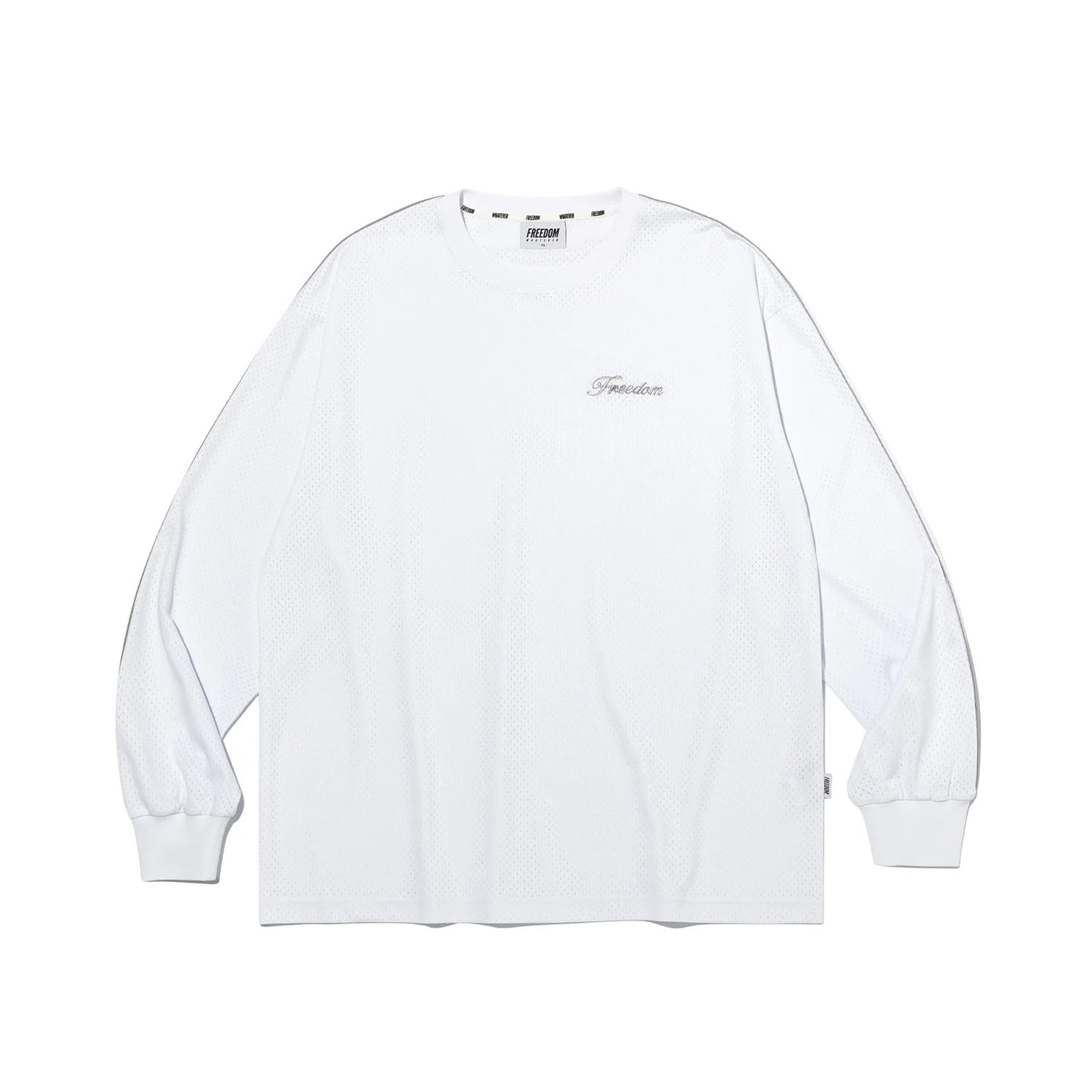 Sideline Mesh Long Sleeve (White)