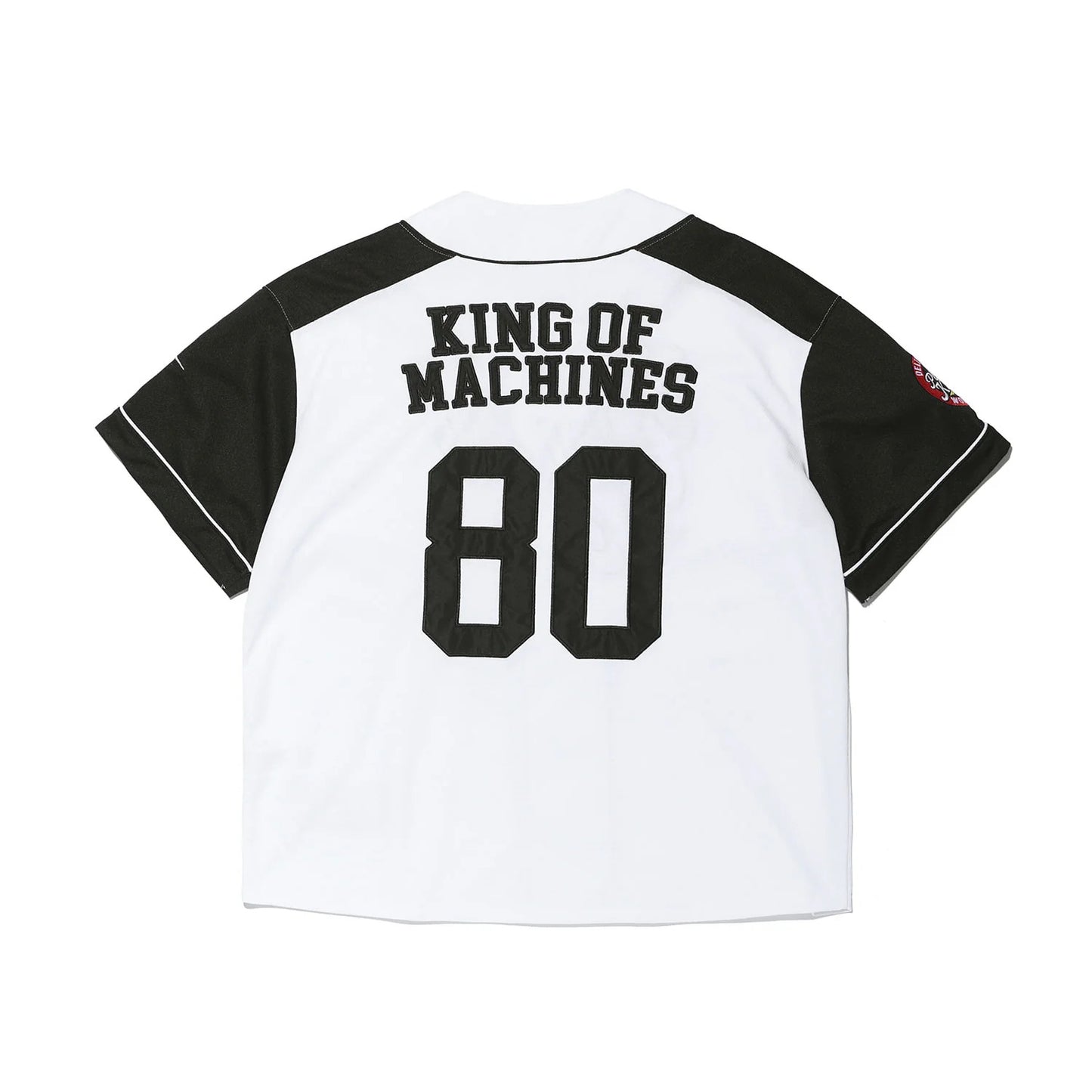 GYM80 Block Baseball Jersey (Black)