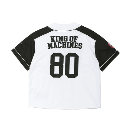 GYM80 Block Baseball Jersey (Black)