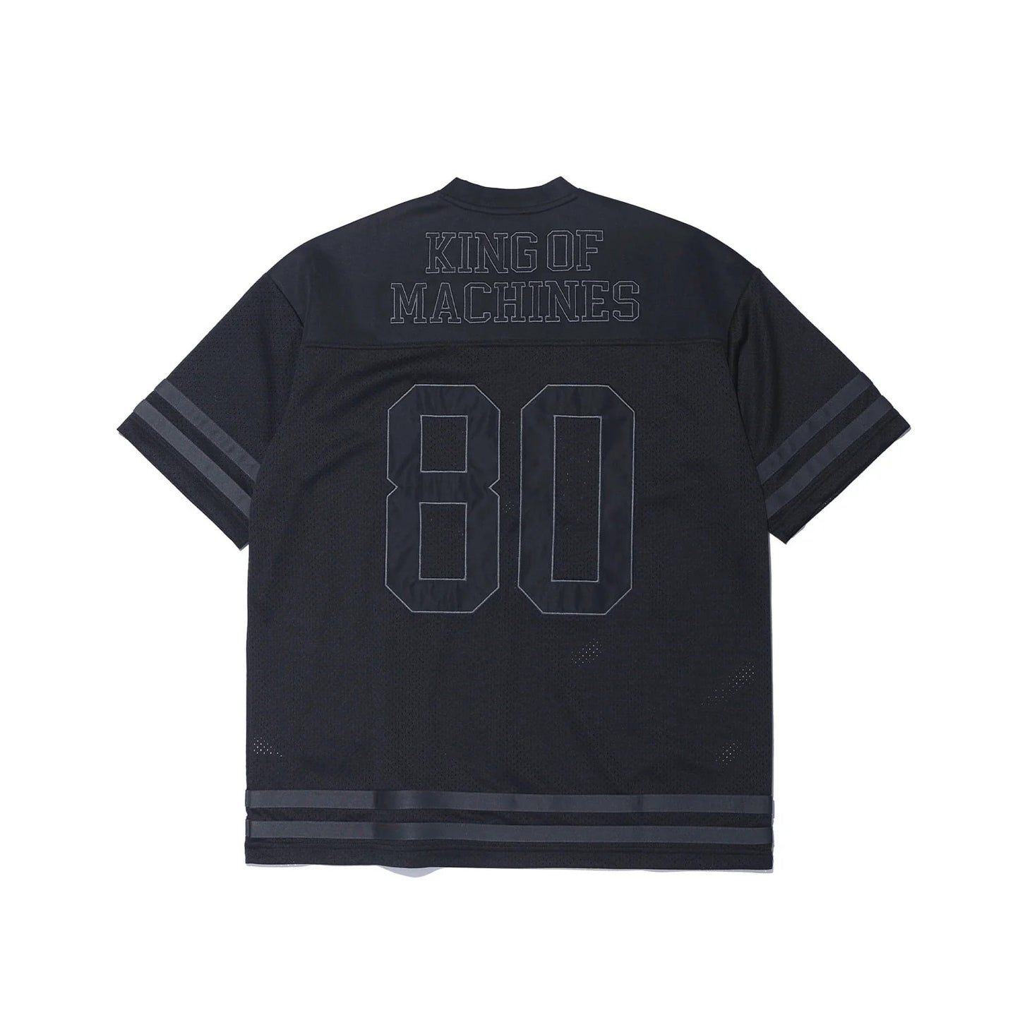 GYM80 Mesh Rugby Jersey (Black)