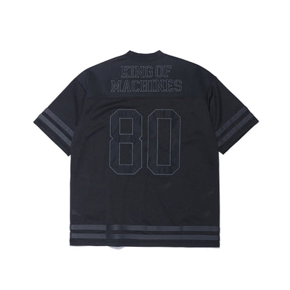 GYM80 Mesh Rugby Jersey (Black)