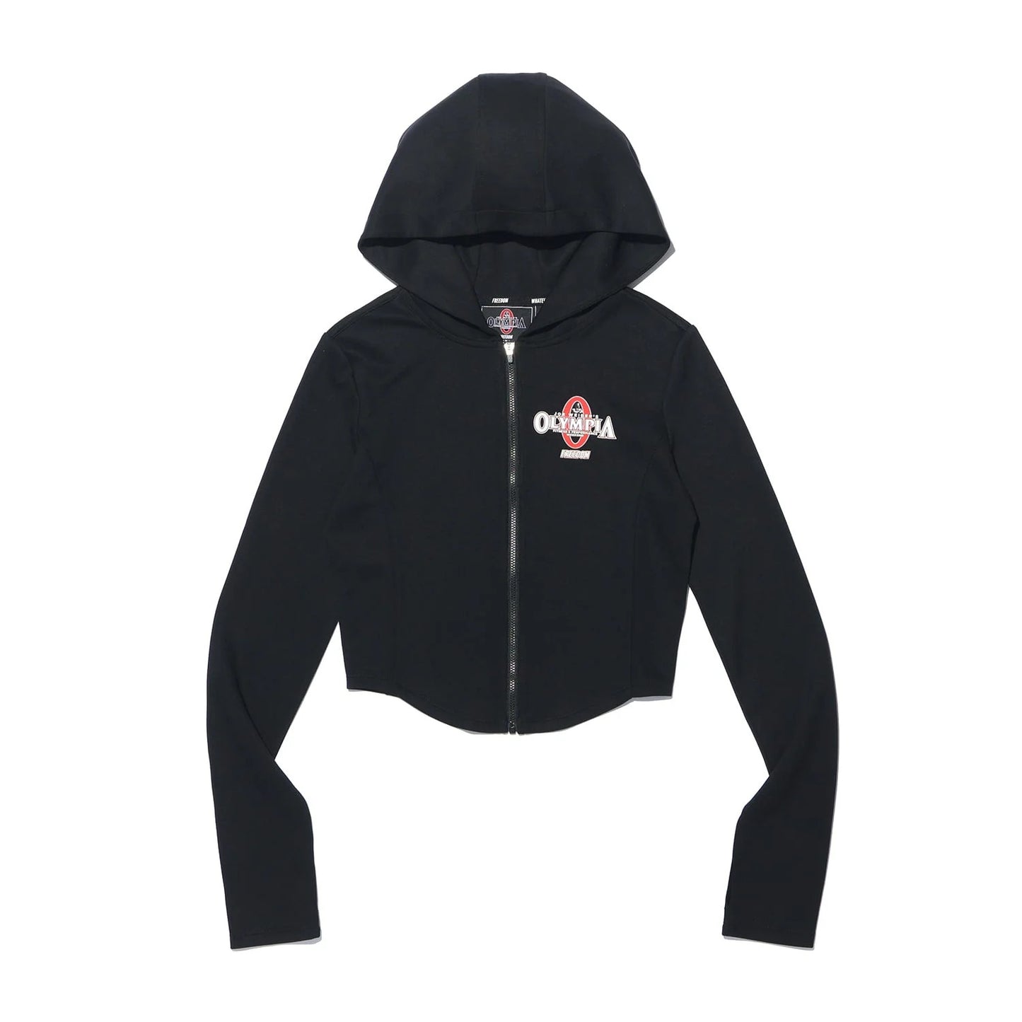 Women's Olympia Slim Hoodie Zip-Up (Black)