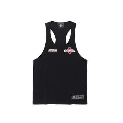 OLYMPIA Small Logo T-Back Sleeveless (Black)