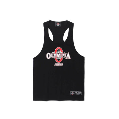 OLYMPIA Big Logo T-Back Sleeveless (Black)