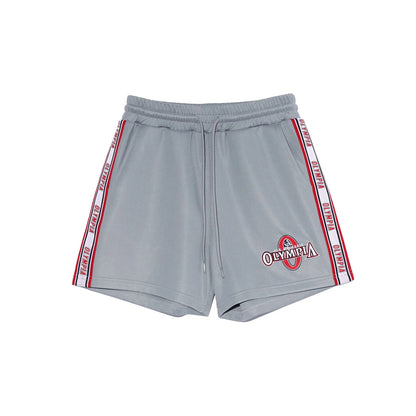 Women's Olympia Lettering Shorts (Grey)