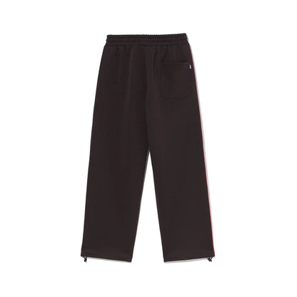 Olympia Lettering Mesh Embossed Pants (Brown)
