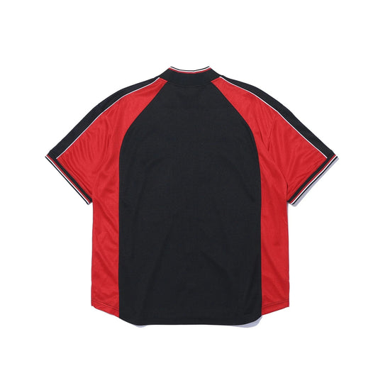 OLYMPIA Panel Baseball Jersey (Black)