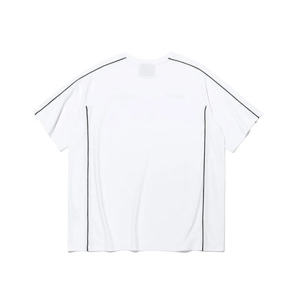 Olympia Line Panel Short Sleeve T-Shirt (White)