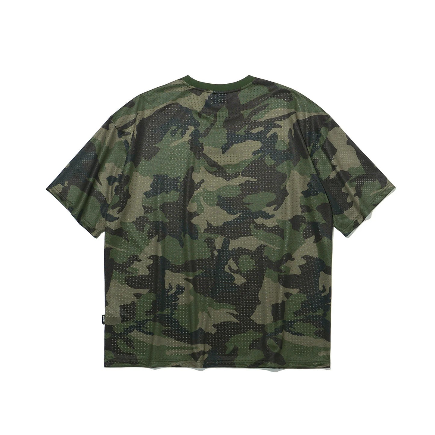 Freedom Logo Mesh Oversized T-shirt (Deep Camo)